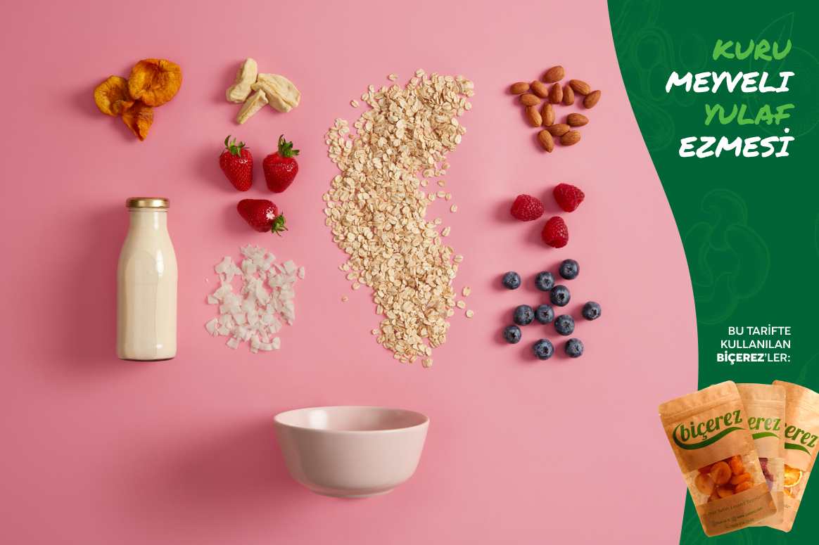 Kuru Meyveli Yulaf Ezmesi 