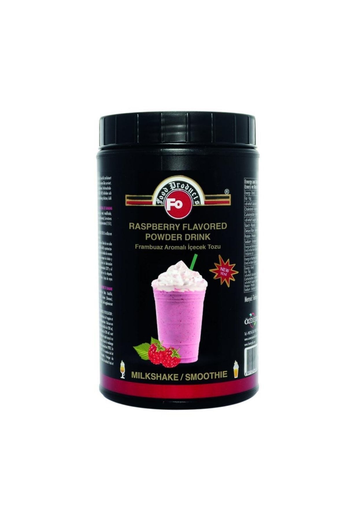 Milkshake Frambuaz Aromalı Içeçek Tozu 1 Kg