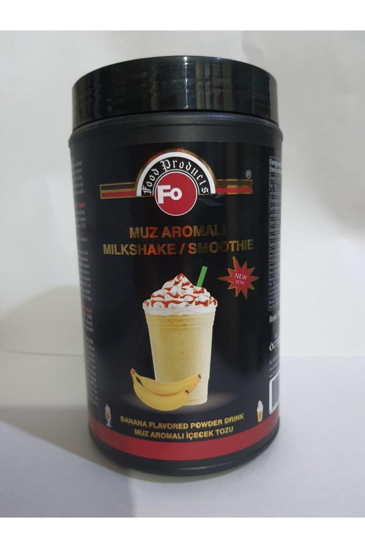 Milk Shake Muz 1 Kg Kavanoz