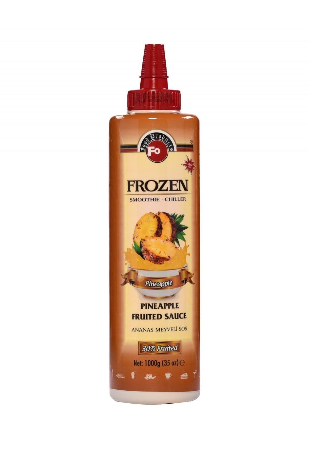 Ananas Meyveli Sos Püre Frozen 1000gr