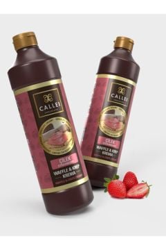 Waffle Sos Şişe 1000 gr Çilek